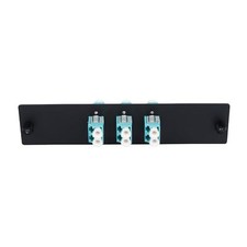 -1pcs 6 Fibers OM3 Multimode Patch Panel with 3 x LC UPC Duplex Fiber Optic A...