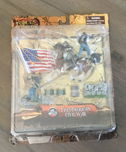 Forces Of Valor 23006 American Civil War Union Infantry Flag & Cavalry 1/32 New