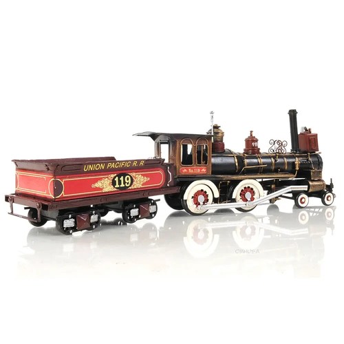 Model Of Union Pacific 1:24 | Handmade Train Model W/ Detachable Caboose - Picture 5 of 14