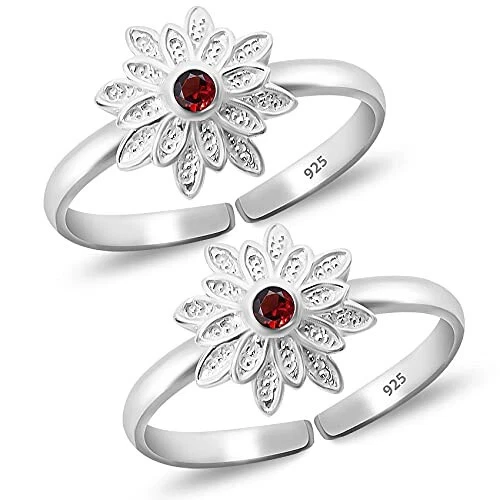 Latest toe ring 2024 designs in silver