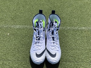 botines nike azul y blanco