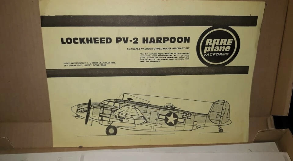 Lockheed PV-2 Harpoon - Rareplane kit RP6002 1/72 - Vintage & Rare. Perfect. - Immagine 4 di 4