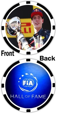 MAX VERSTAPPEN - FIA HALL OF FAME - POKER CHIP - FORMULA 1 , F1 , BOXCARS