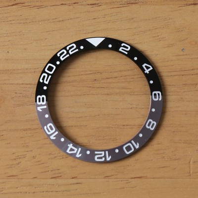 Außendurchmesser 38mm Innendurchmesser 30,5mm Keramik GMT Uhr Lünette Uhr