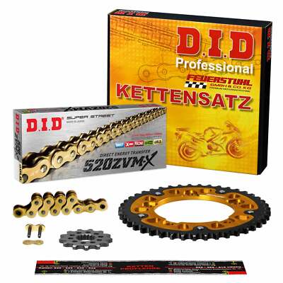 Kettensatz Yamaha R3 (RH21) 22-23, DID SUPER verstärkt GOLD, X-Ring, Stealth R