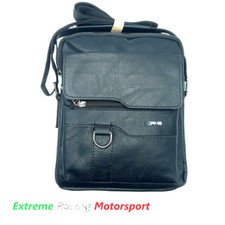 BORSA MASCHILE TRACOLLA BORSELLO BLACK LOGO METALLICO MERCEDES AMG CM 26X22X6