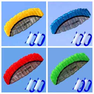 250cm Dual Line Stunt Power Kites Flying Toys for Kids Kite Surf Beach Kites Hot