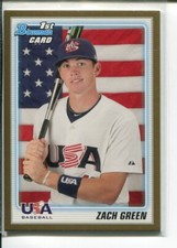 2010 Bowman Draft Gold Zach Green #BDPP99 Team USA