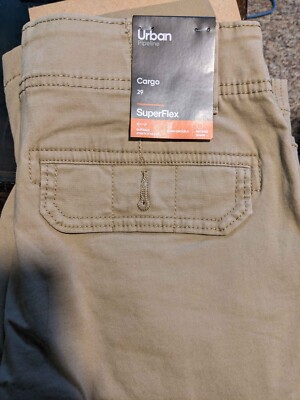 Urban Pipeline Men's Cargo Shorts Superflex size 29 Khaki