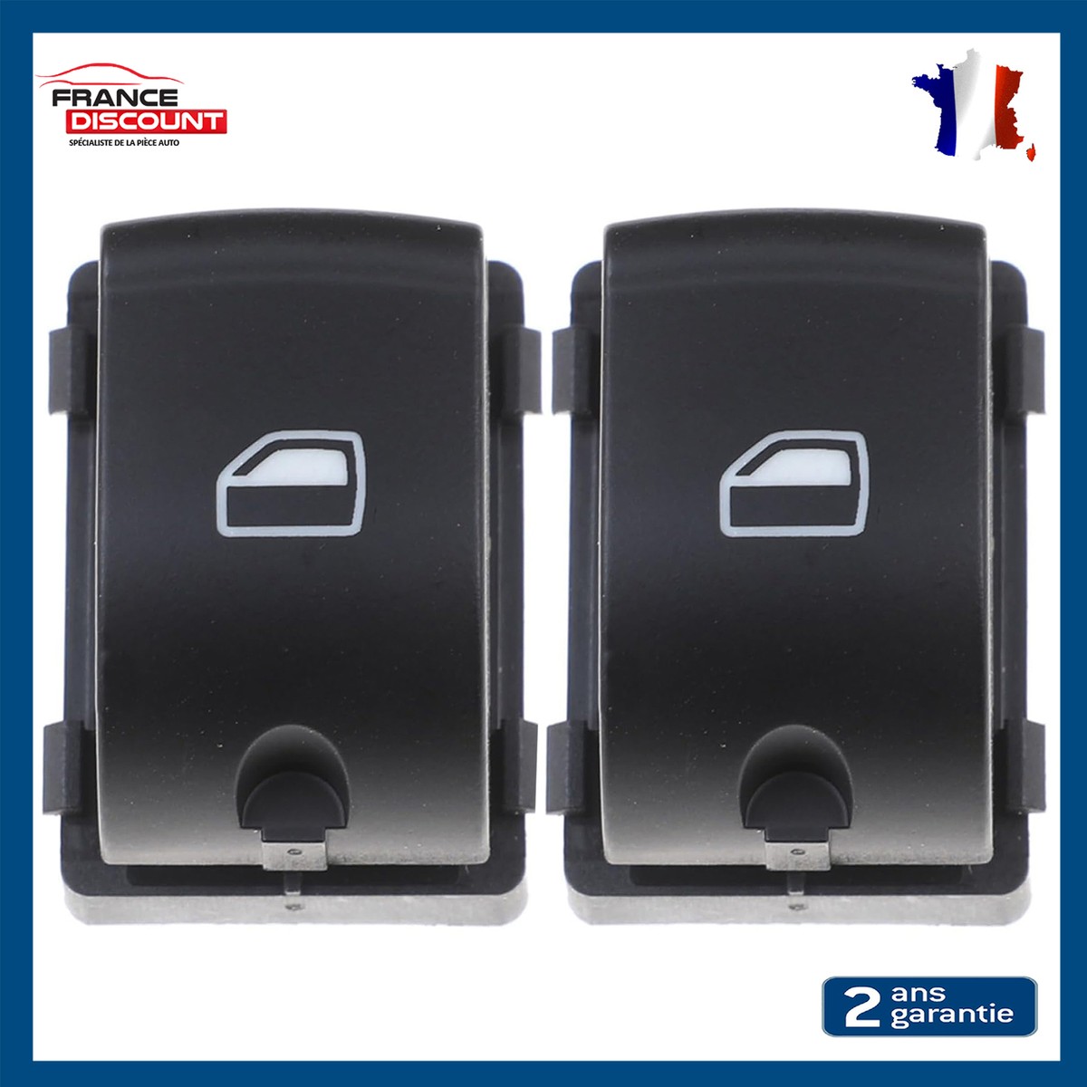 Lot De 3 Boutons Lève-vitre Pour Audi A3, A6, Q7 - Remplacement Référence 4F0959855A