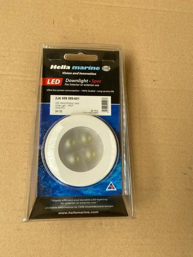 Hella Marine LED Downlight Spot 24v DC Interior / Exterior Light 2JA 959 599-601 - Picture 2 of 2