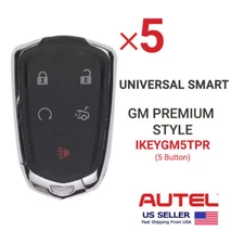 5X Autel iKey Universal Smart Key For GM Premium Style 5 Button IKEYGM5TPR