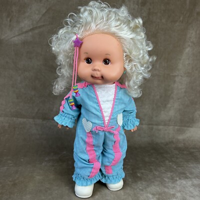 Vintage Panosh Place Honeycomb Doll 1985 Blonde 17  Girl ~Original Outfit