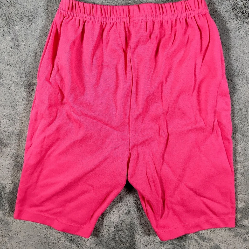 Vintage 1990s Hot Pink Miss Juli Womens Elastic Waist Spandex Aerobic Shorts S - Image 2 of 4