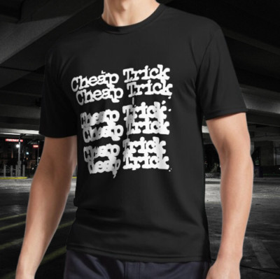 Cheap trick logo white Active T-Shirt Funny Size Mode American T-shirt