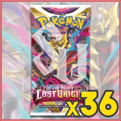 Pokemon TCG: Sword & Shield Lost Origin 36 Booster Packs No Box