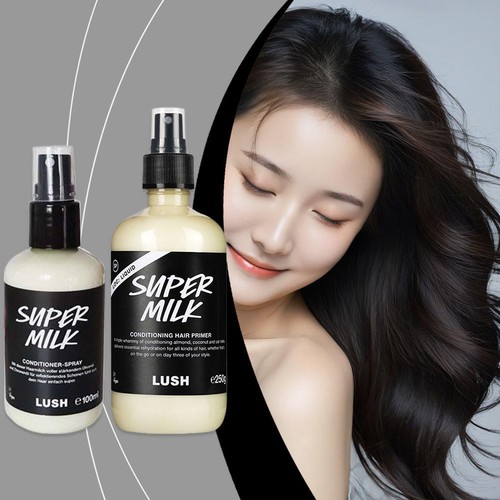 Super Milk Conditioning Hair Primer 3.3oz Leave In Conditioner 100ml 2025 - Imagen 5 de 15