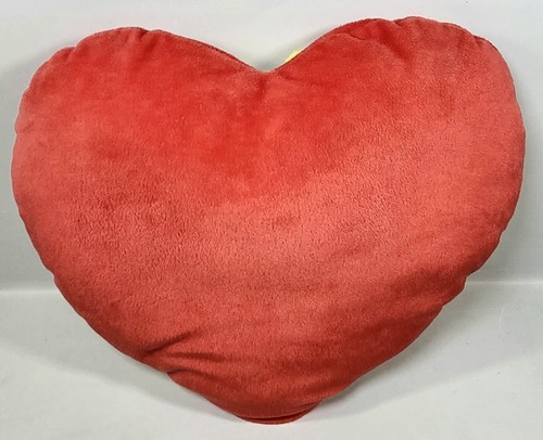 Care Bears FUNSHINE BEAR RED HEART PILLOW Plush 2002 Cartoon Classic - Picture 4 of 5