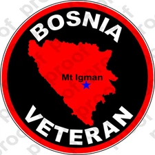 STICKER BOSNIA VET