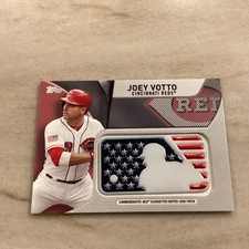 2017 Topps MLB Independence Day Silhouetted Batter Logo Joey Votto Patch