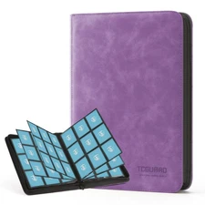 TCGUARD Trading Card Binder, 9 Side Loading Pocket Card Album Hold Up to 540 ...