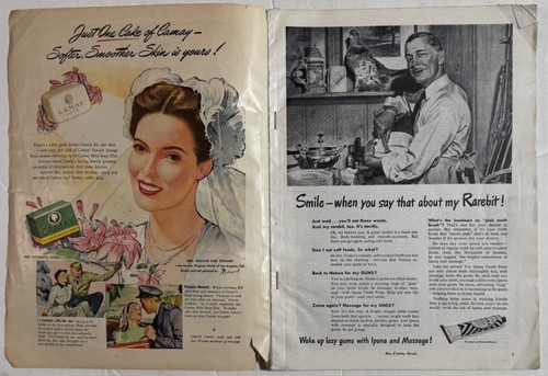 Cosmopolitan December 1945 Christmas Issue Hearst Magazine WWII Era Vintage Ads - Picture 2 of 12