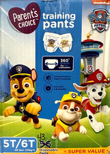 43ct PAW Patrol Training Pants Parent's Choice 360° Stretch Fit Protection 5T/6T
