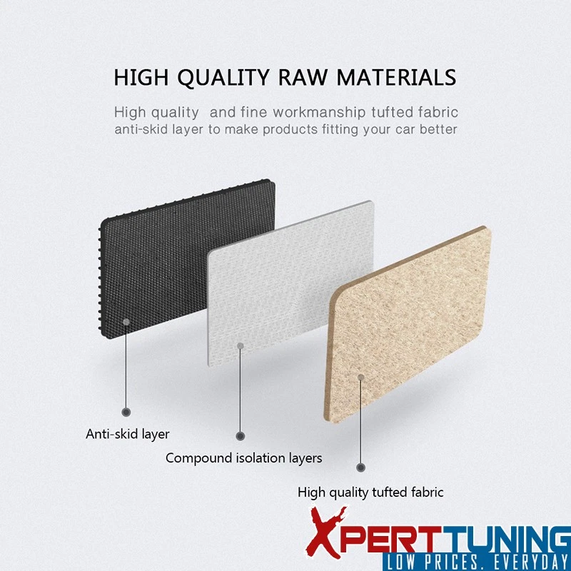 Fits Acura MDX Floor Mats Carpet Front & Rear Full Set with Optional Colors - Image 4 of 4