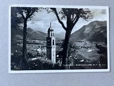a) Postcard small size Clusone Bergamo 1948