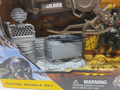 Soldier Force Patrol Vehicle Set Helicopter Chap Mei ACTION