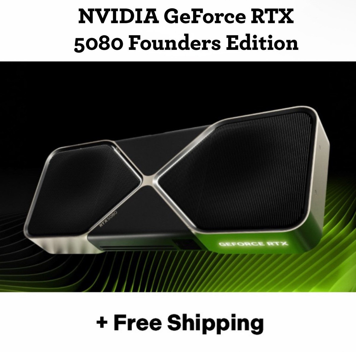 NVIDIA GeForce RTX 5080 16GB GDDR7 Graphics Card 900-1G144-2545