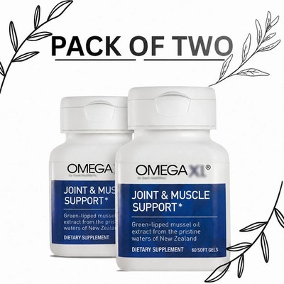 pack OF 2 Omega ×L 60ct [total 120]Joint & Muscle Support ( SALE END'S TONIGHT)