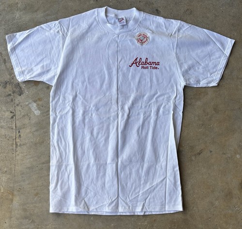 NWT Vintage Alabama Roll Tide Kiss Ole Miss Goodbye T-Shirt Size Large 1995 - Afbeelding 2 van 5