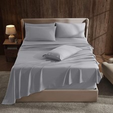Hearth Harbor Queen 6-Piece Extra Deep Pocket Bed Sheet Set Luxury Soft