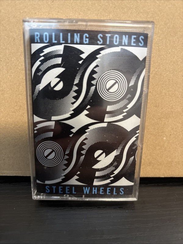 The Rolling Stones Steel Wheels Cassette Tape 1989 Classic Rock