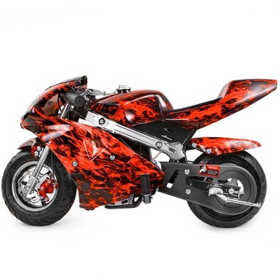 BONFIRE XS Kids用 XtremepowerUS Kids Mini Ride On Motorcycle Gas Pocket Bike 4