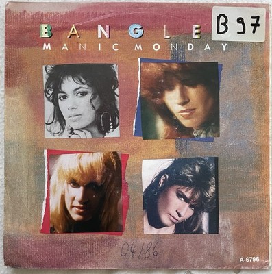 Bangles   Manic Monday 7'' Single Vinyl CBS 1986