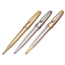 1.0mm Luxury Metal Rotary Ballpoint Pen Signature Rollerball Business School Off