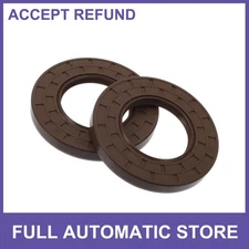 Oil Seal Seal Ring Rotary Shaft Seal FKM Rubber 50x90x10mm 2 Pcs