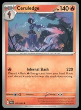 Pokemon Ceruledge Uncommon ME02: Phantasmal Flames 020/094 NM