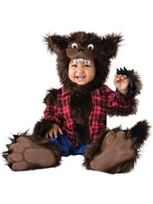 Child's Lil Wee Werewolf Baby Costume Small 6-12 Months