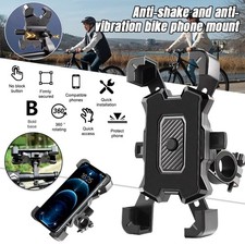 Ebike Scooter Motorcycle Bicycle Bike Phone Mount Holder Handlebar Quick Release