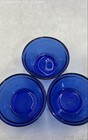 Cobalt Blue Barware Collectible Bottle Goblets Drinkware Set Lot Of 6 — photo 2