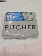Place & Play Baseball Base Set Indoor Outdoor 1st 2nd 3rd Home Plate & Pitcher