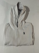 U.S. Polo Assn. Youth Medium Full-Zip Hoodie with Embroidered Logo