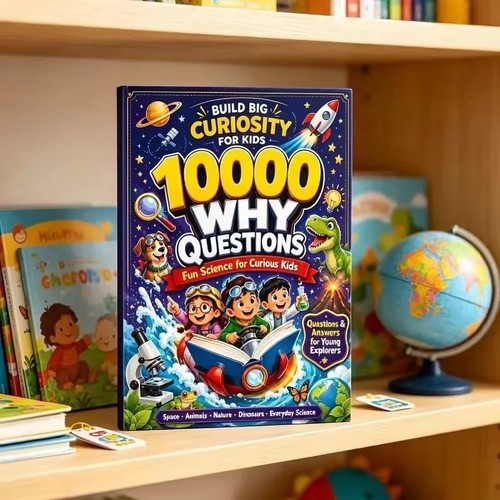 1000 Whys for Kids 2026 The Ultimate Question and Answer Book for Curious Young - Afbeelding 2 van 2