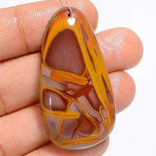 Natural Noreena Jasper Fancy Cabochon Drilled Gemstone 51 Ct. 41X21X6 mm A-33771