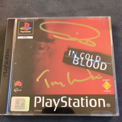 In Cold Blood PlayStation 1 Spiel signiert vom Autor und Regisseur