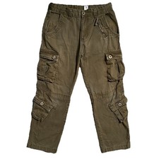 Vintage Cargo Pants 30x25 Military Pocket Tactical Trooper Green Pant