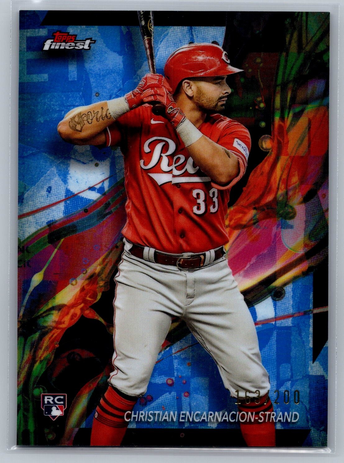 Christian Encarnacion-Strand 2024 Topps Finest Rookie Blue /200 #4